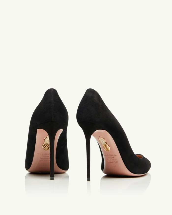Purist Pump 105 Black Women Aquazzura Pumps Purist Pump 105 Black Women Aquazzura Pumps