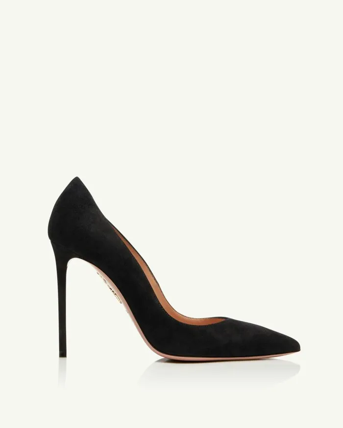 Purist Pump 105 Black Women Aquazzura Pumps Purist Pump 105 Black Women Aquazzura Pumps