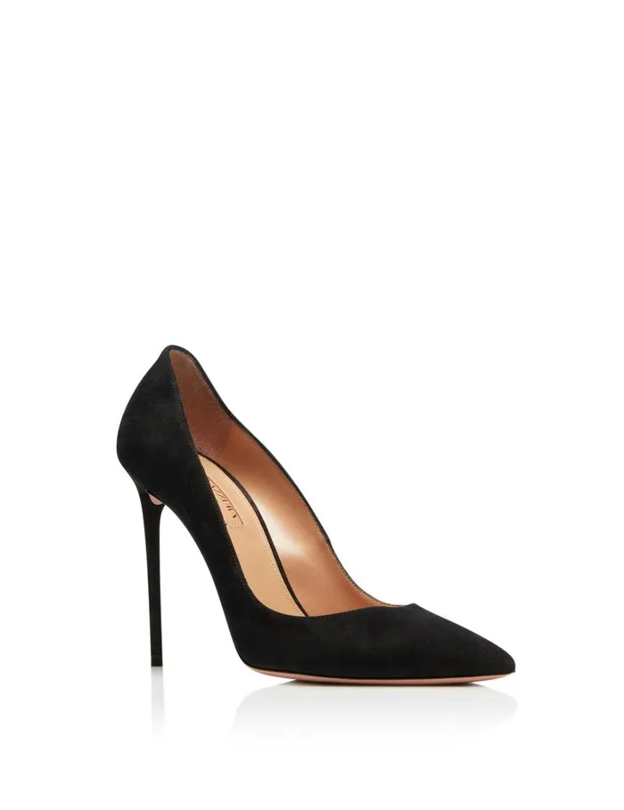 Purist Pump 105 Black Women Aquazzura Pumps Purist Pump 105 Black Women Aquazzura Pumps