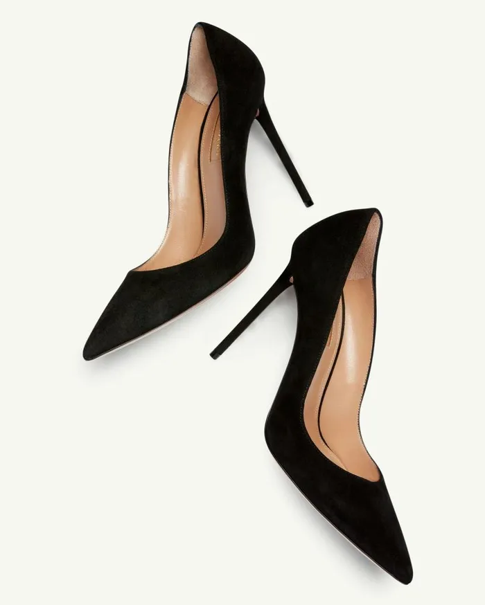 Purist Pump 105 Black Women Aquazzura Pumps Purist Pump 105 Black Women Aquazzura Pumps