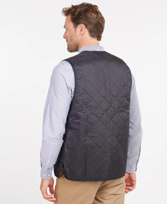 Quilted ZipIn Liner Blackmodern Men Barbour Gilets and Liners
