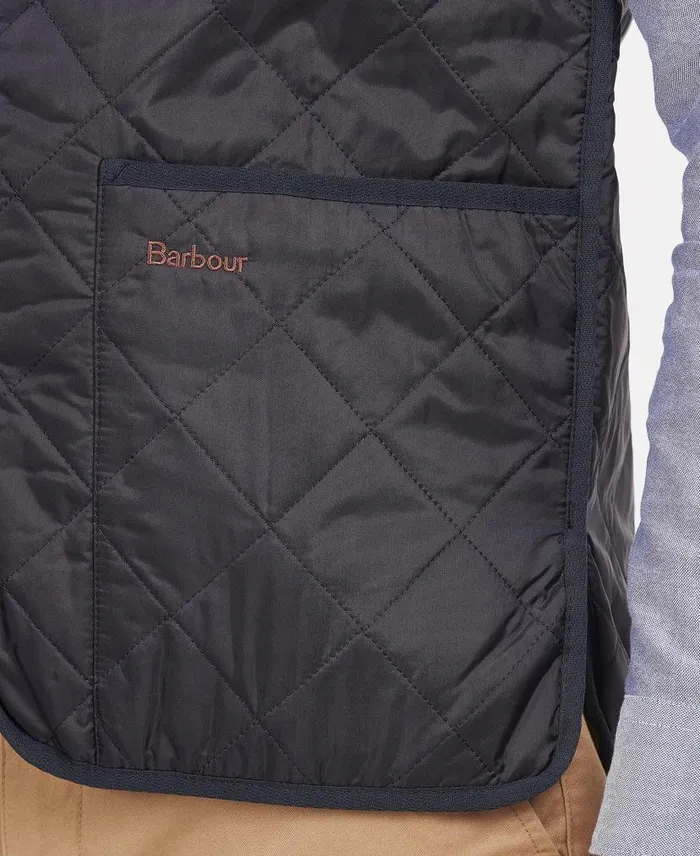 Quilted ZipIn Liner Blackmodern Men Barbour Gilets and Liners