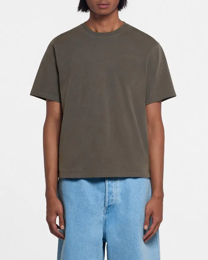 Reece Organically Grown Cotton TShirt Asphalt WomenMen Nanushka Tops