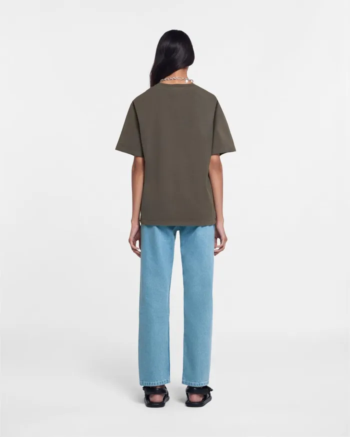 Reece Organically Grown Cotton TShirt Asphalt WomenMen Nanushka Tops