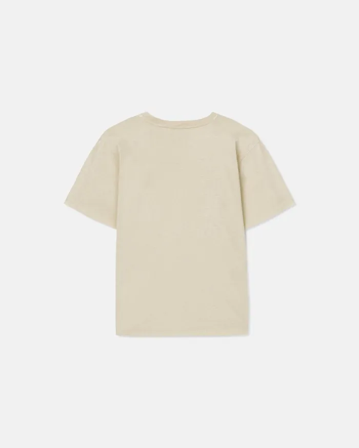 Reece Organically Grown Cotton TShirt Shell Symbol WomenMen Nanushka Tops