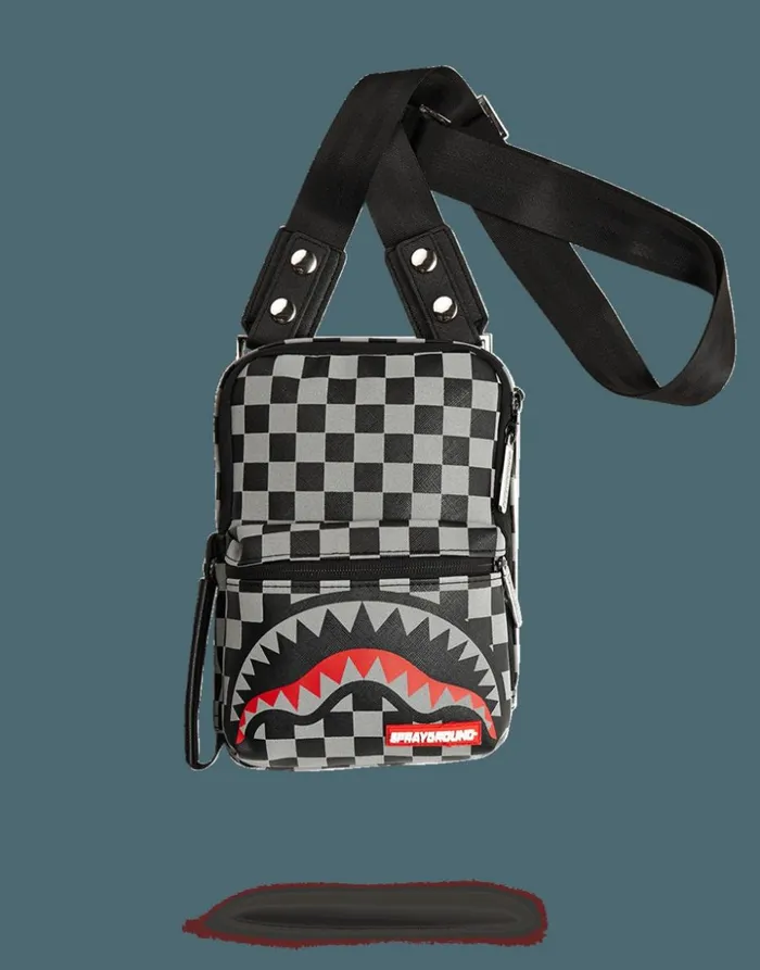 REFLECTIVE SHARKS IN PARIS SLING Bags SPRAYGROUND