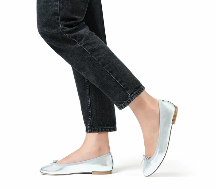Repetto Womens Ballerinas Cendrillon Ballerinas Silver