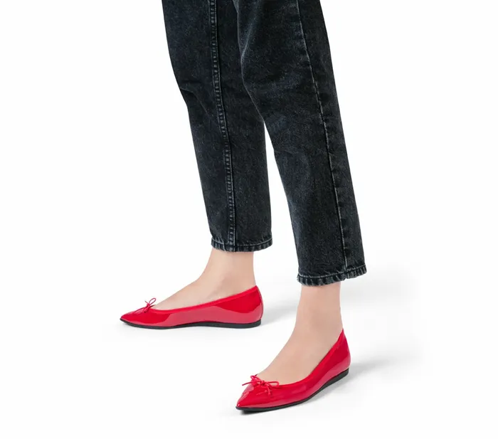 Repetto Womens Ballerinas Junon Ballerinas Flammy Red