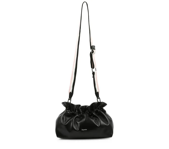 Repetto Womens Crossbody Bags Studio Bag Small Size Black And Iconic Pink Online