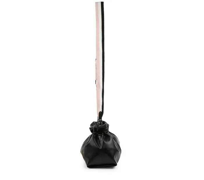 Repetto Womens Crossbody Bags Studio Bag Small Size Black And Iconic Pink Online