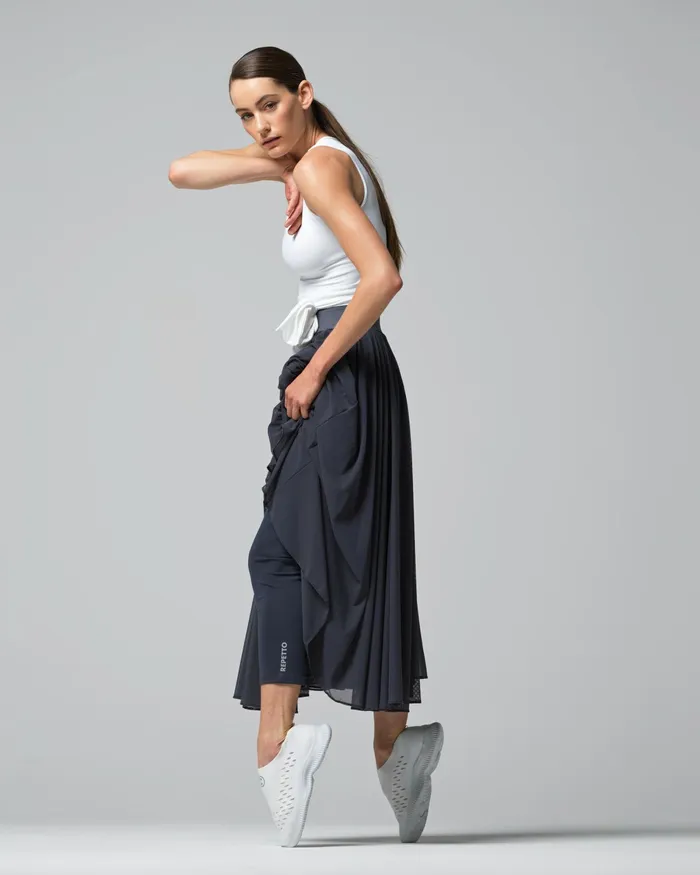 Repetto Womens Dresses and Skirts Stretch Fishnet Mesh Skirt Anthracite Grey Online