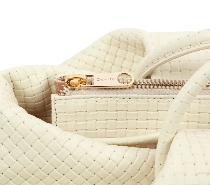 Repetto Womens Handbags Petit Drapp Bag White Gift 4 You