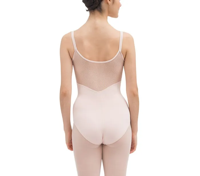 Repetto Womens Leotards and Tunics Women Lacy Leotard Petal Pink
