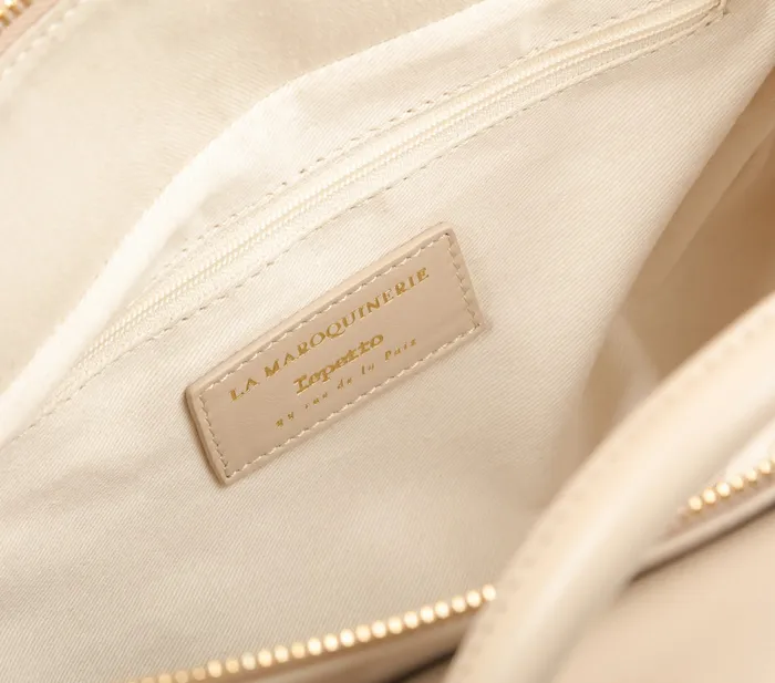 Repetto Womens Shoulder Bags Petit Drapp Bag Beige Lin Gift 4 You