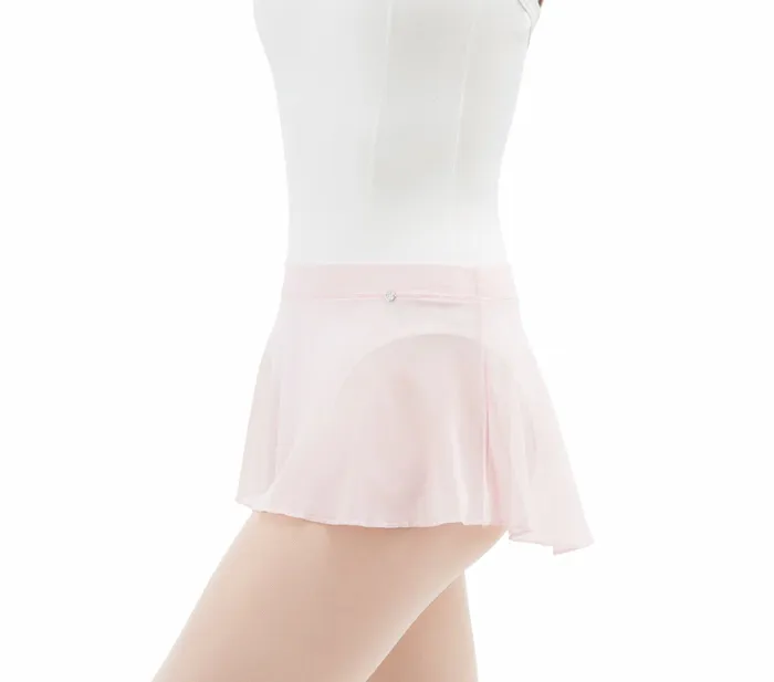 Repetto Womens Skirts Short Fishnet Skirt Pale Pink