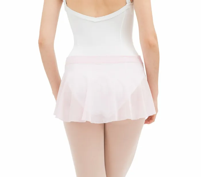 Repetto Womens Skirts Short Fishnet Skirt Pale Pink