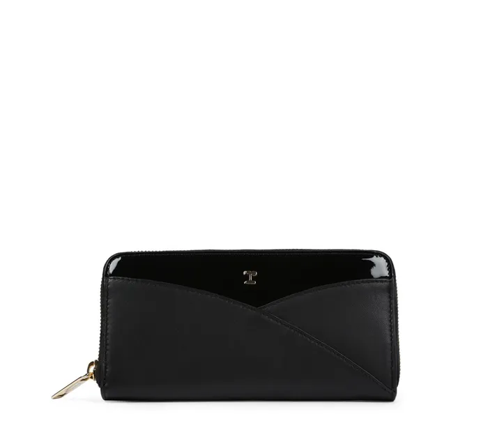Repetto Womens Small Leather Goods Zippered Wallet Black Near Me