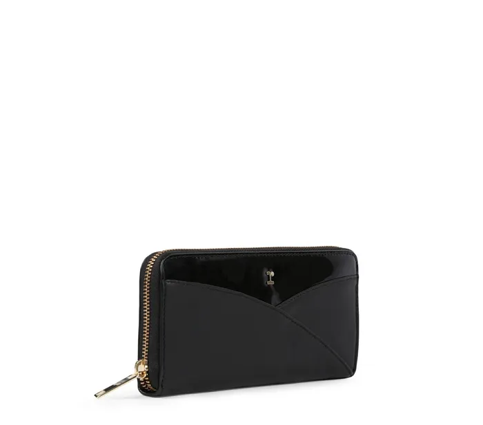 Repetto Womens Small Leather Goods Zippered Wallet Black Near Me