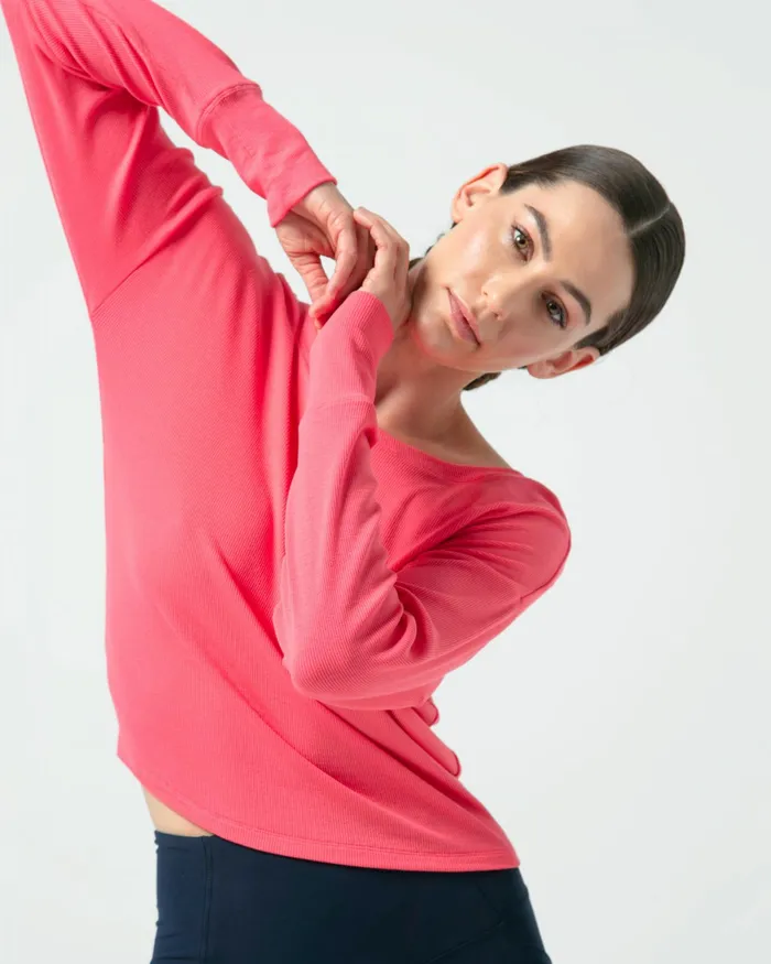 Repetto Womens Tops and TShirts Long Sleeves Top To Tie Pink Melba Popular