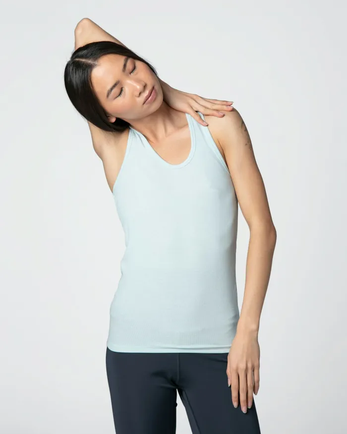 Repetto Womens Tops and TShirts Tank Top Porcelain Blue Popular