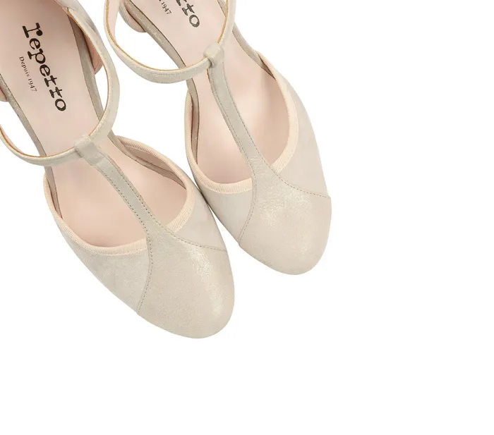 Repetto Womens Wedding Shoes Baya TStraps Spirit White Popular