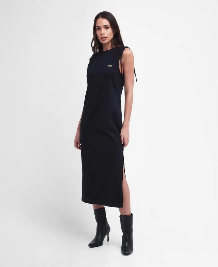 Retton Midi Dress Oat Women Barbour Dresses and Skirts