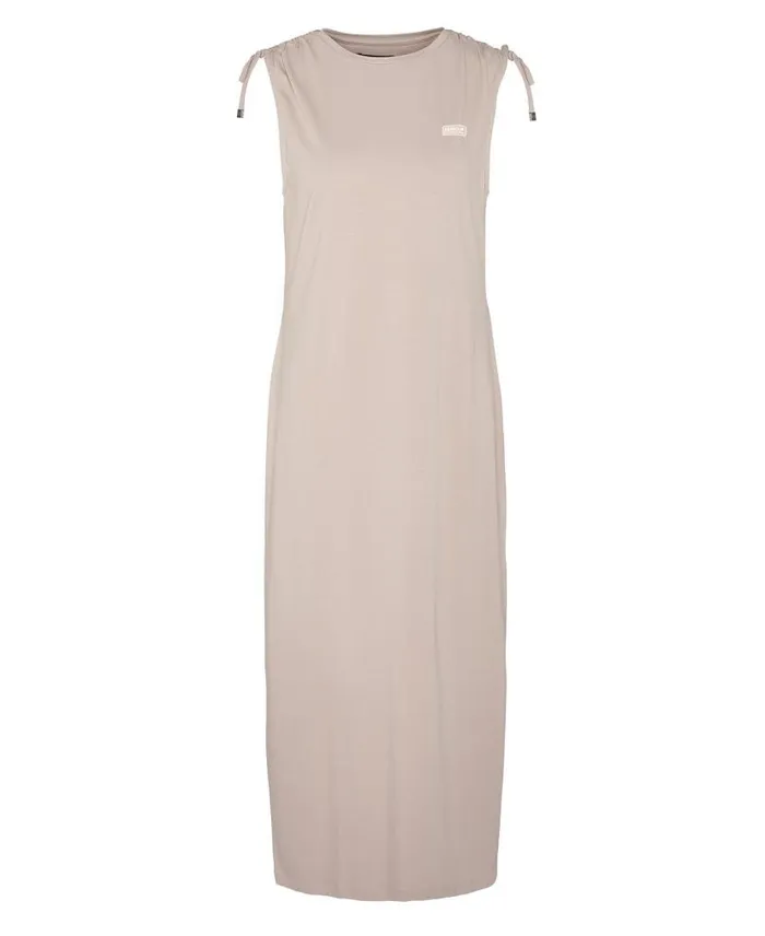 Retton Midi Dress Oat Women Barbour Dresses and Skirts