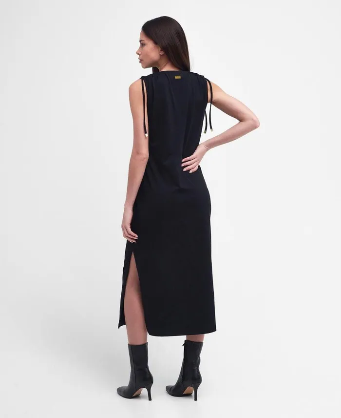 Retton Midi Dress Oat Women Barbour Dresses and Skirts