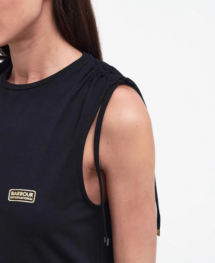 Retton Midi Dress Oat Women Barbour Dresses and Skirts