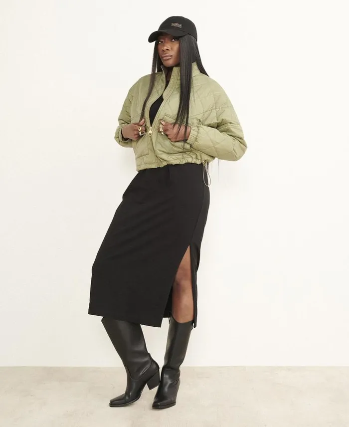 Retton Midi Dress Oat Women Barbour Dresses and Skirts