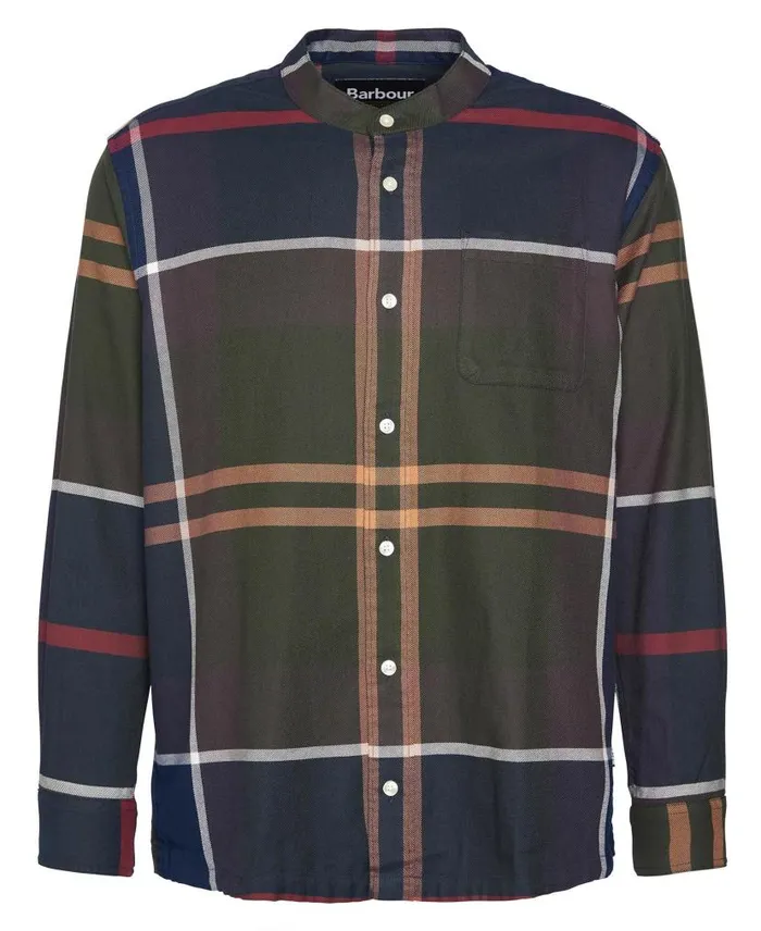 Reyner Oversized LongSleeved Tartan Shirt Dress Tartan Men Barbour Shirts