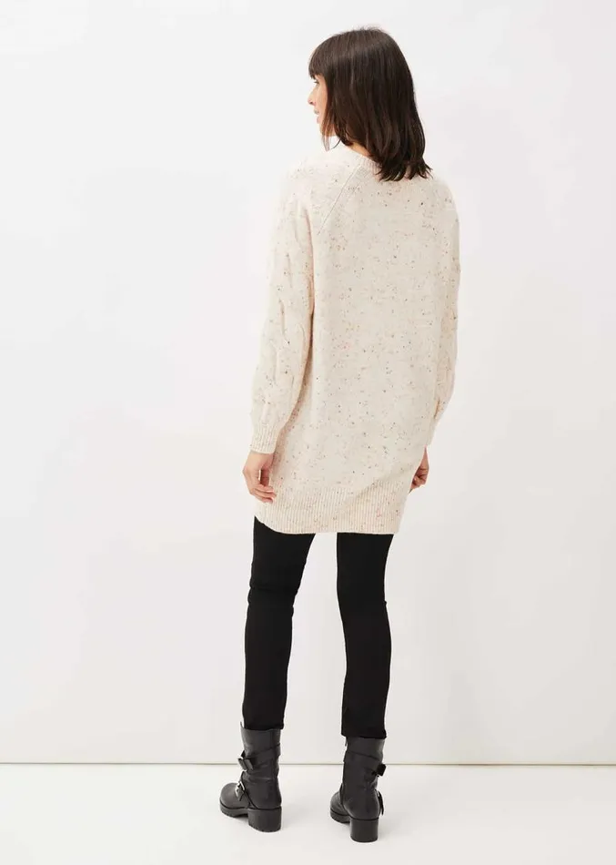 Rian Chunky Cowl Neck Jumper Dress Multicoloured Women Phase Eight Dresses