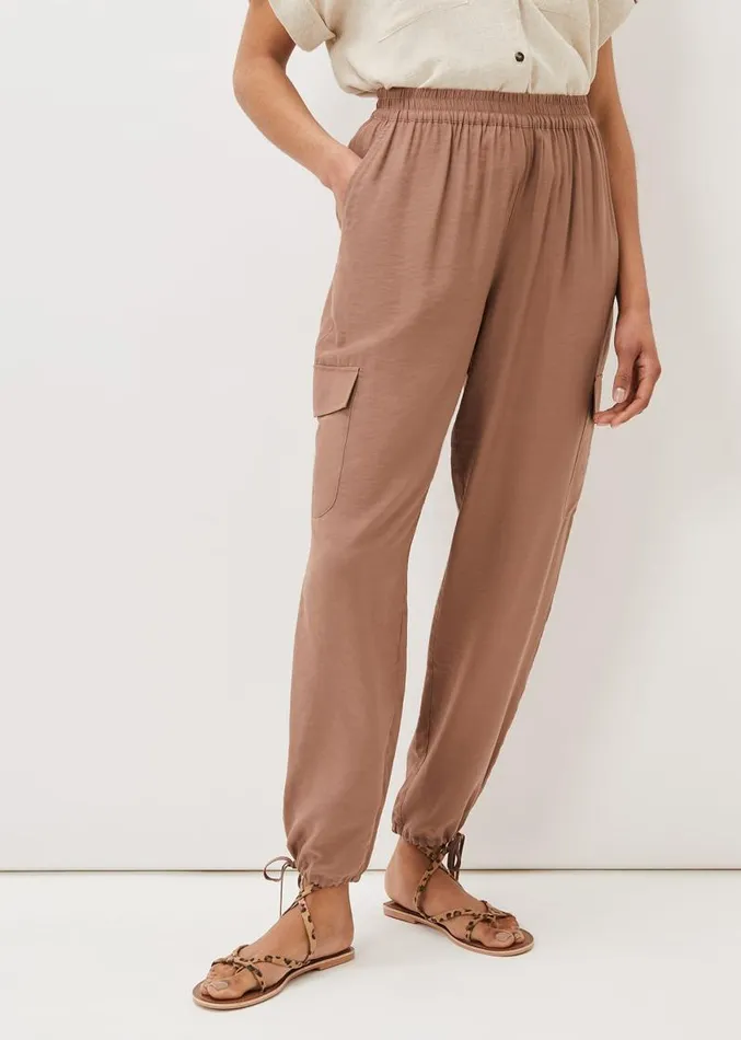 Rina Utility Jogger Mocha Women Phase Eight Trousers