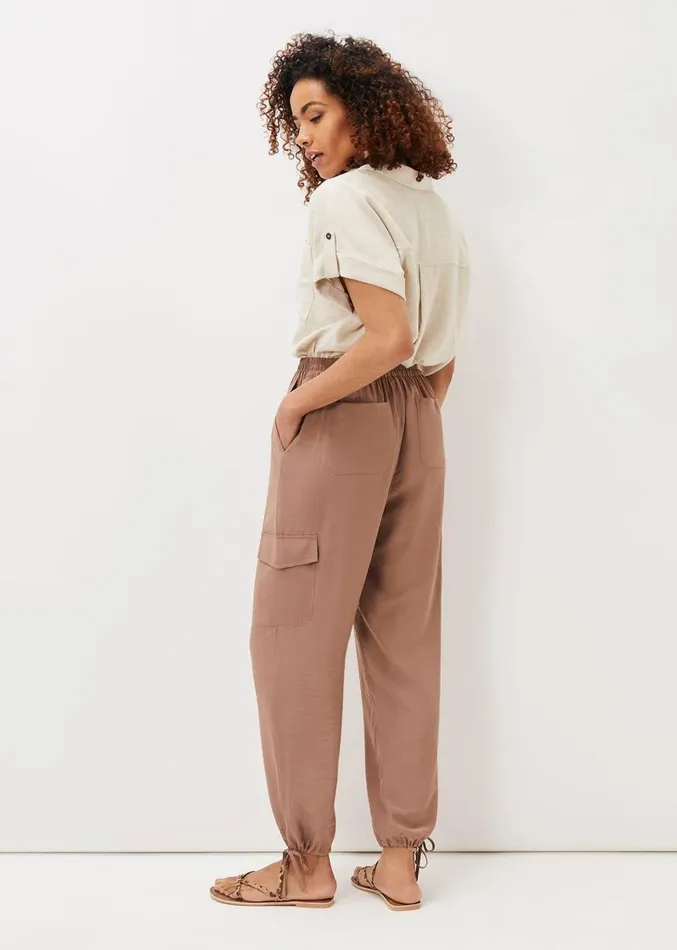 Rina Utility Jogger Mocha Women Phase Eight Trousers