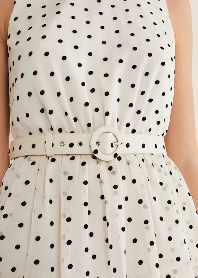 Rita Polka Dot Ruffle Midi Dress Blackwhite Women Phase Eight Dresses