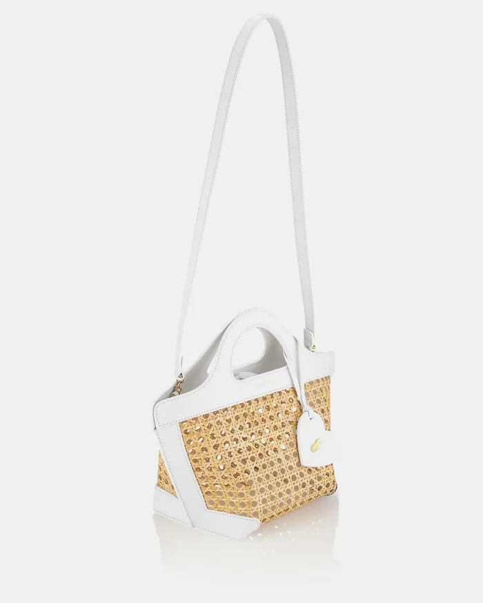 Riviera Tote Small Beige Women Aquazzura Mini Bags