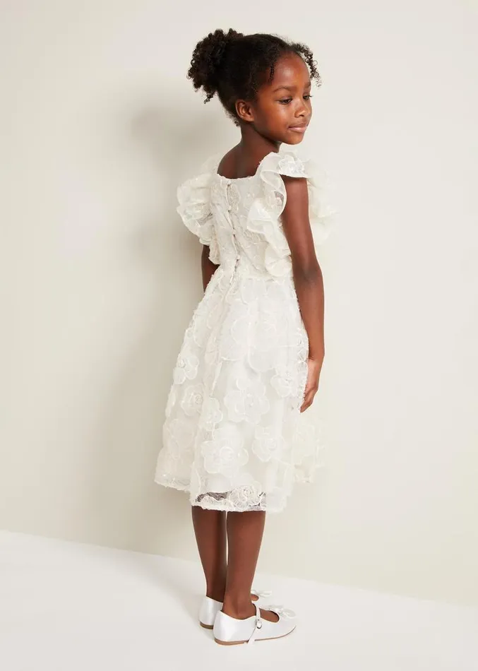 Rosa Lace Applique Smock Dress Cream Women Phase Eight Dresses