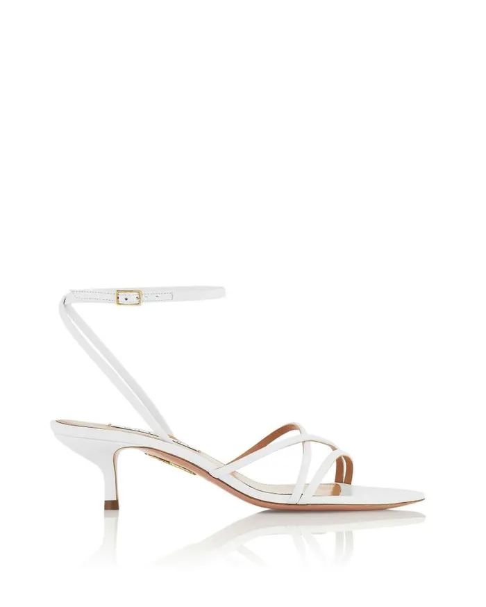 Roy Sandal 50 White Women Aquazzura Bridal Roy Sandal 50 White Women Aquazzura Bridal