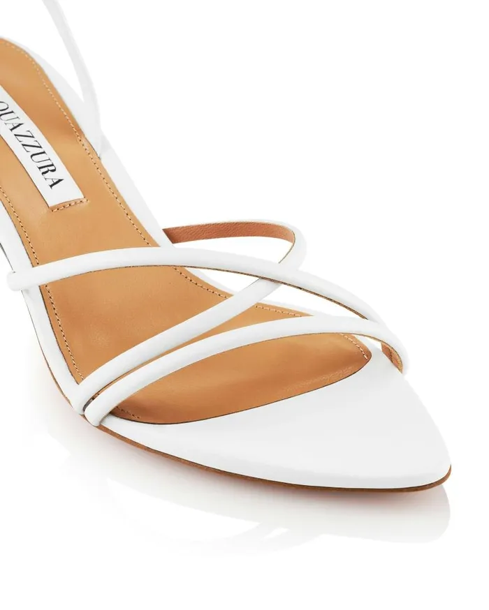 Roy Sandal 50 White Women Aquazzura Bridal Roy Sandal 50 White Women Aquazzura Bridal