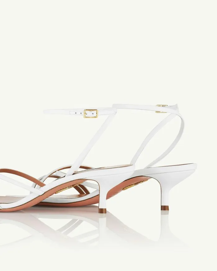 Roy Sandal 50 White Women Aquazzura Bridal Roy Sandal 50 White Women Aquazzura Bridal