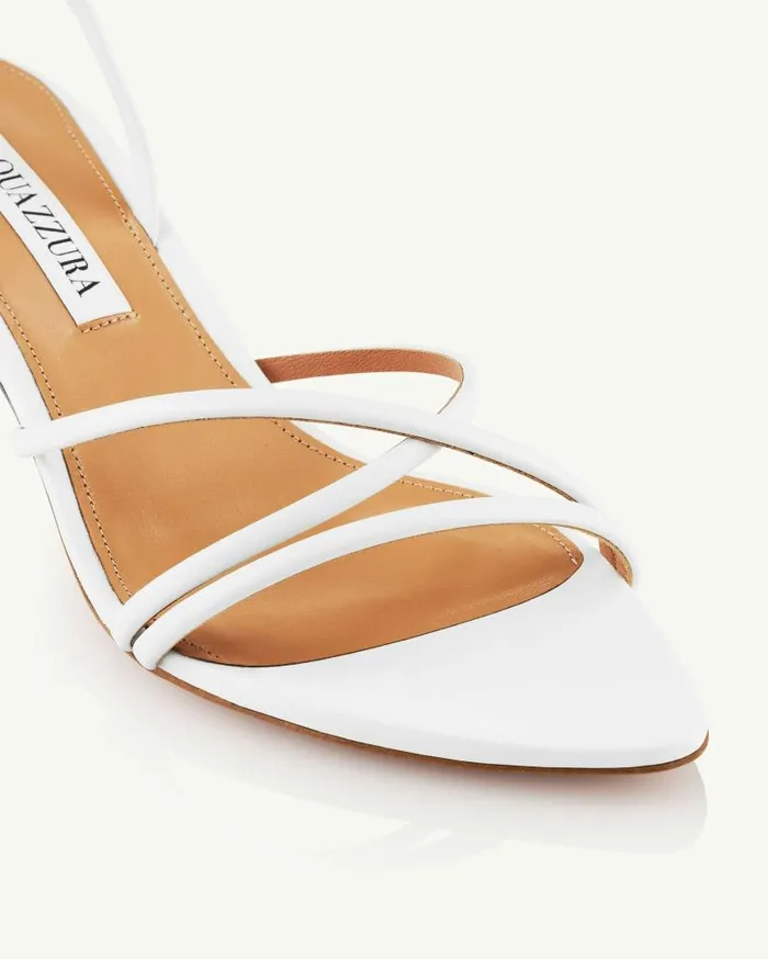 Roy Sandal 50 White Women Aquazzura Bridal Roy Sandal 50 White Women Aquazzura Bridal