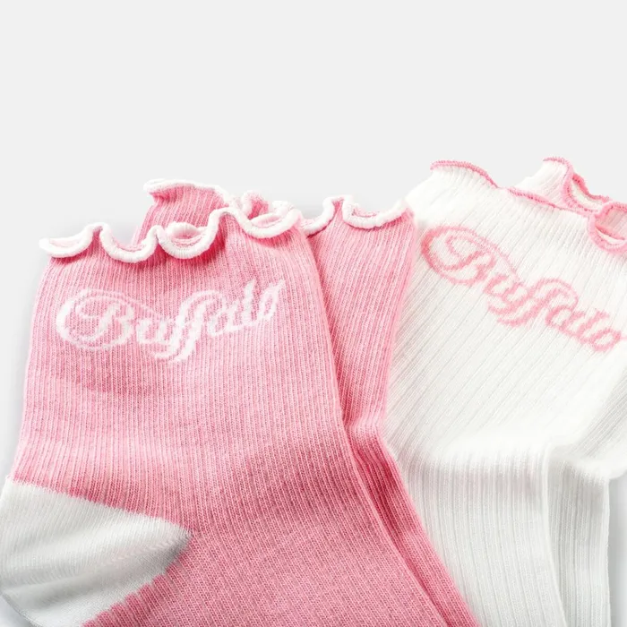 Ruffles Rib 2 Pack Ros Buffalo Socks Ruffles Rib 2 Pack Ros Buffalo Socks