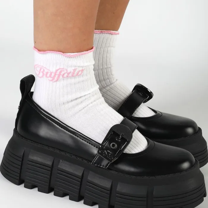 Ruffles Rib 2 Pack Ros Buffalo Socks Ruffles Rib 2 Pack Ros Buffalo Socks
