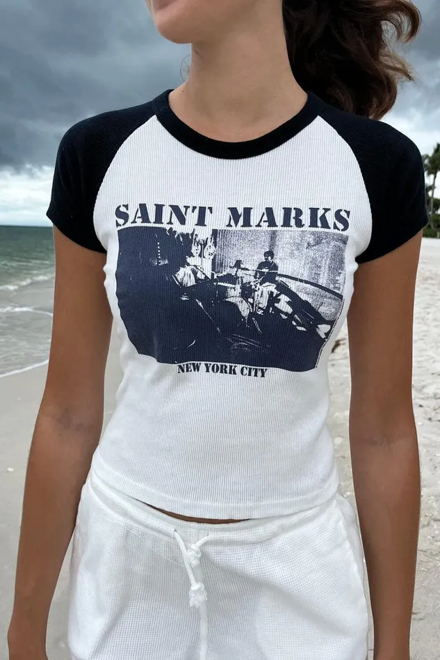 Saint Marks Top Women Brandy Melville Tops