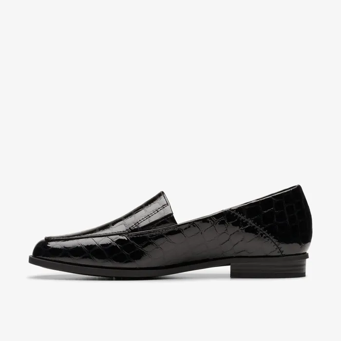 Sarafyna Freva Black Interest Women Clarks SlipOns
