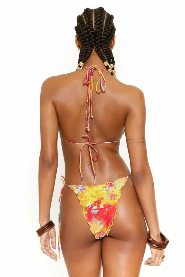 Savannah Frill Bikini Bottoms Multi Women Jaded London Bikinis