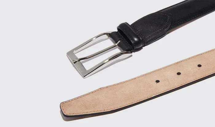 Scarosso Belts Men Cintura Nera Classica Black Calf