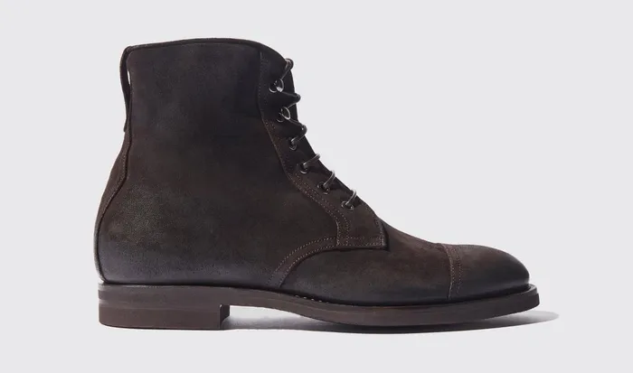 Scarosso Boots Men Paolo Brown Dark Brown 8211 Suede