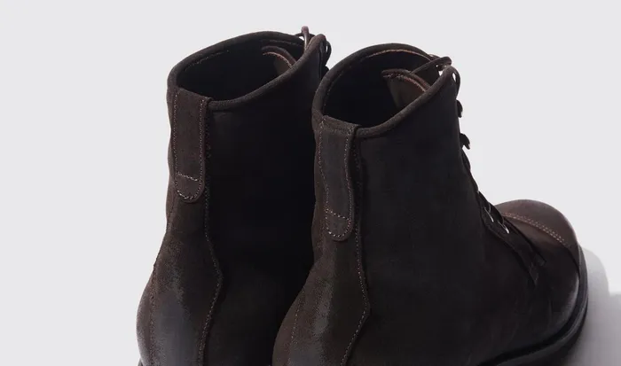 Scarosso Boots Men Paolo Brown Dark Brown 8211 Suede
