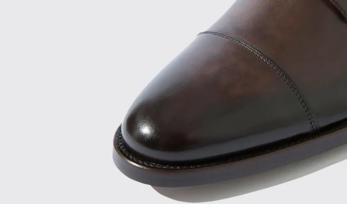 Scarosso Boots Men Tot Ebano Dark Brown Calf